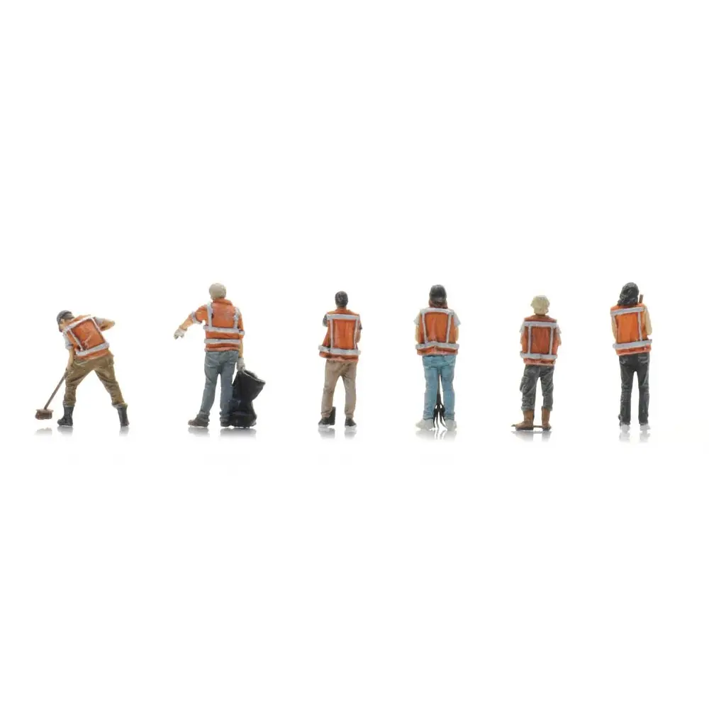 Entretien du parc en action (6x) - Artitec 5870090 - HO 1/87 - 3