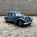 Voiture Citroën Traction 11B 1952 bleu d'Islande - Sai 6101 - HO 1/87 - 2