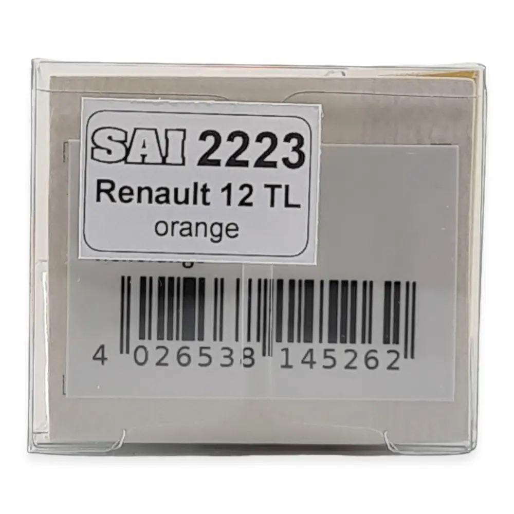 Voiture Renault 12 TL livrée orange SAI 2223 - HO : 1/87 - - 3