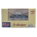 Voiture Citroën Traction 11B, taxi 1952 gris, 3 personnages SAI 1602 - HO 1/87 - 2