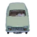 Voiture Peugeot 204 berline, 1968 vert clair avec conducteur SAI 1624 - HO 1/87 - 2