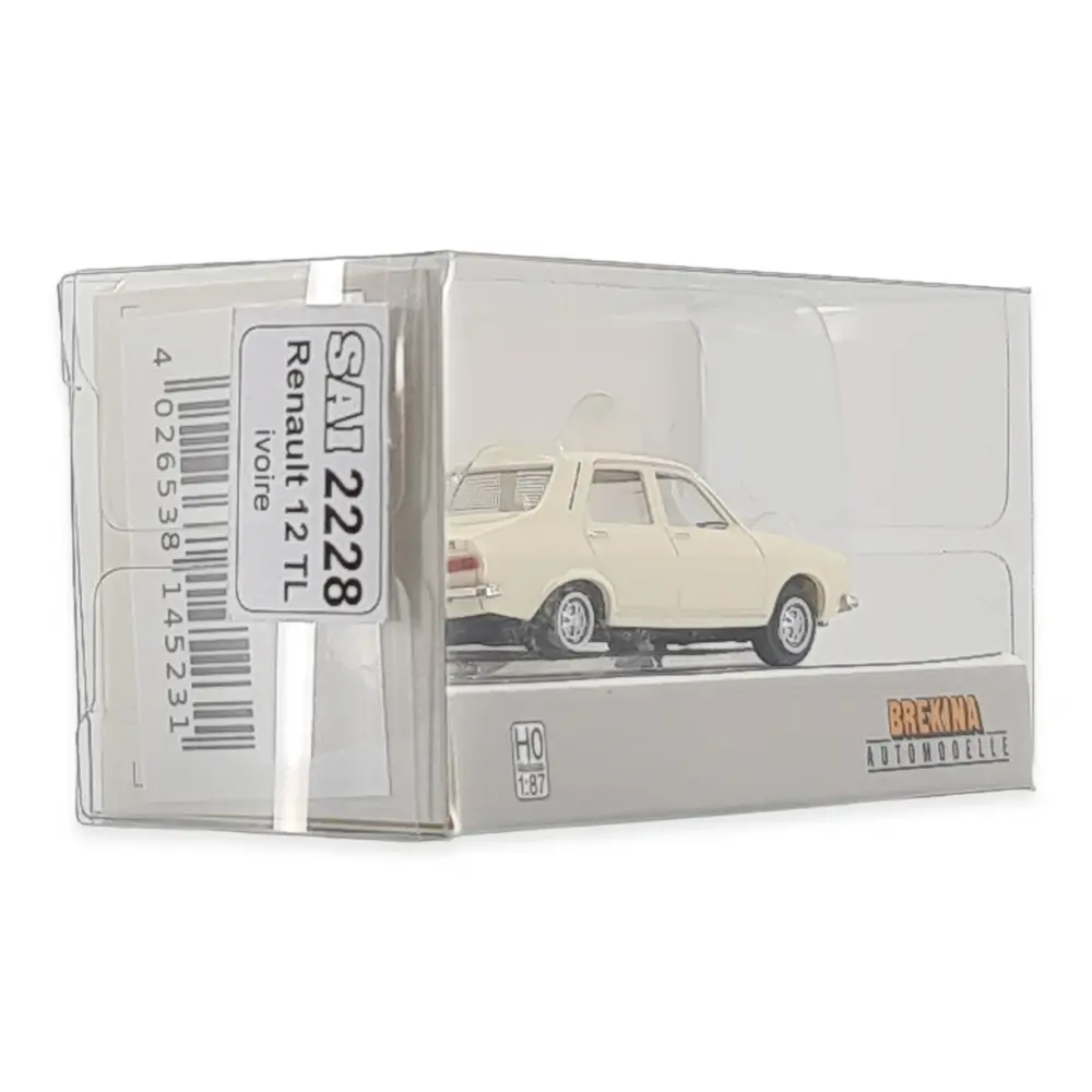 Voiture Renault 12 TL livrée beige SAI 2228 - HO : 1/87 - - 2