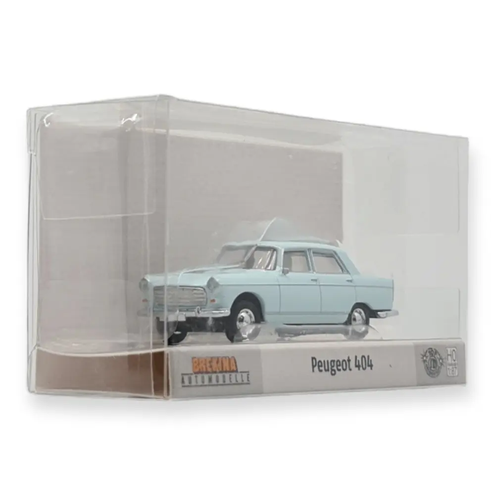 Peugeot 404 bleue pastel - Sai 2321 - HO 1/87 - 2