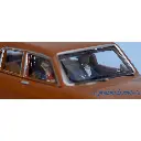  Peugeot 504 brun orangé, avec conducteur et 1 passager - SAI 1631 - HO 1/87 - 3