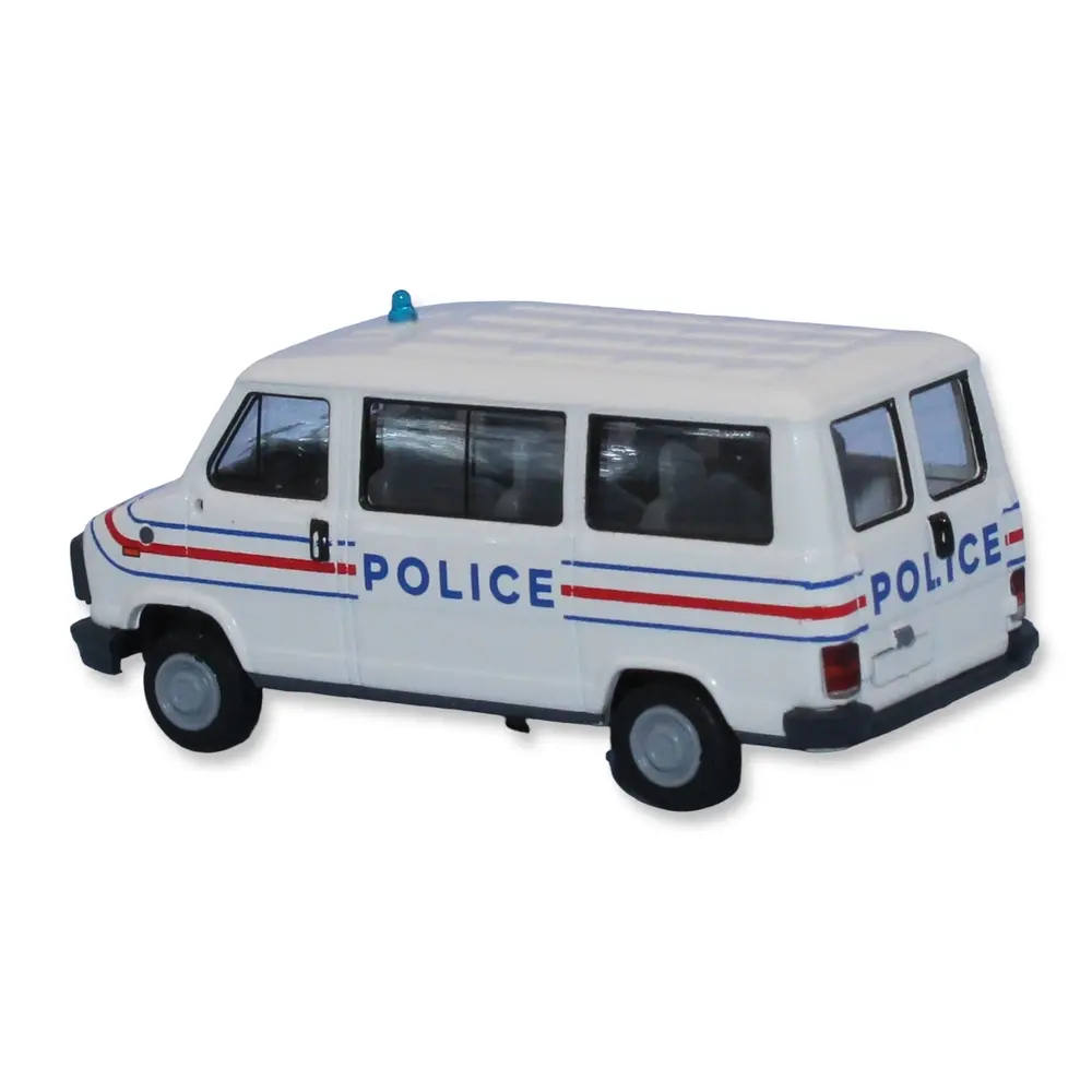 Camionnette miniature Peugeot J5 Police SAI 7166 - HO : 1/87 - 2