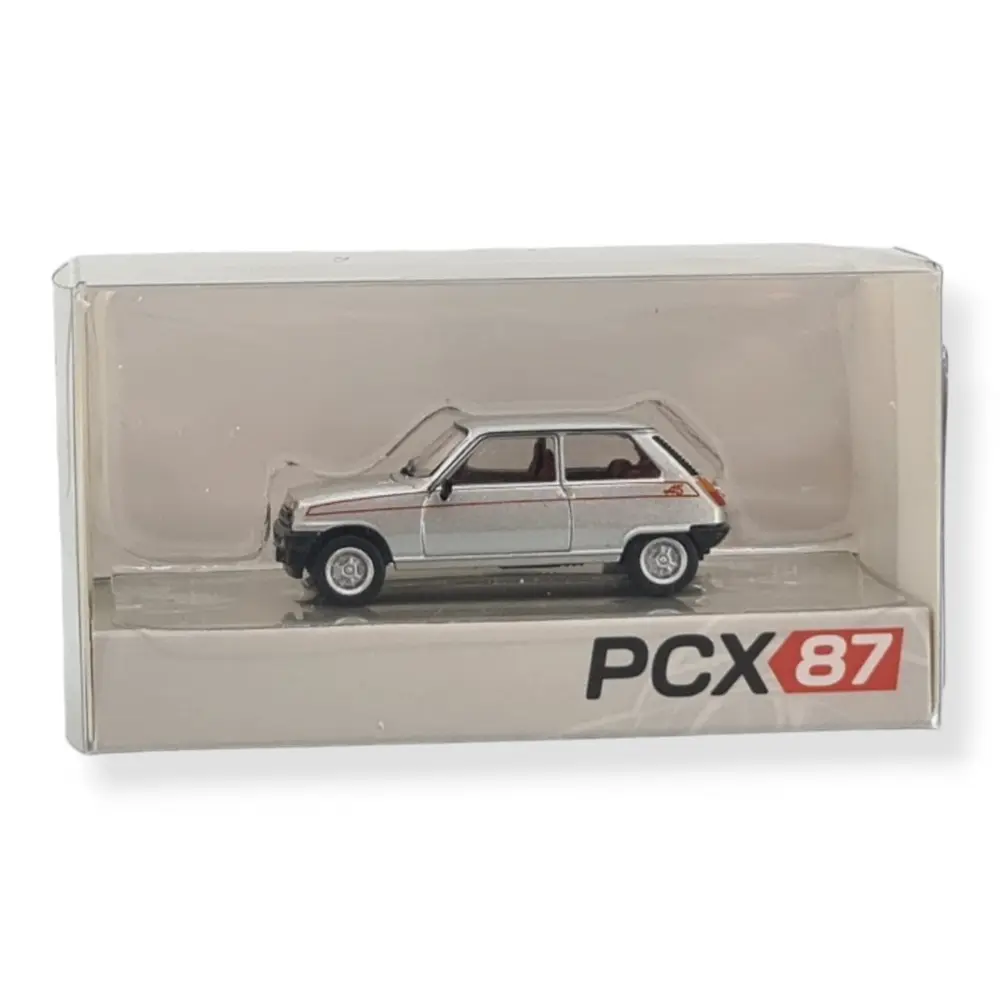Renault 5 Alpine Turbo - Sai 7220 - HO 1/87 - Livrée argent - 3