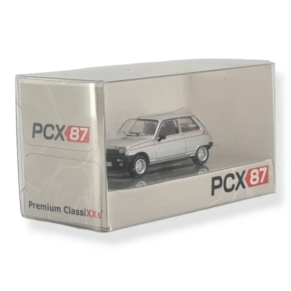 Renault 5 Alpine Turbo - Sai 7220 - HO 1/87 - Livrée argent - 2