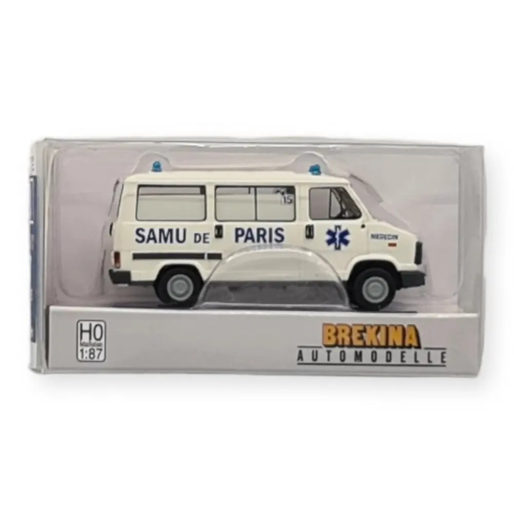 Peugeot J5, ambulance du Samu de Paris - SAI 7167 - HO 1/87e - 2