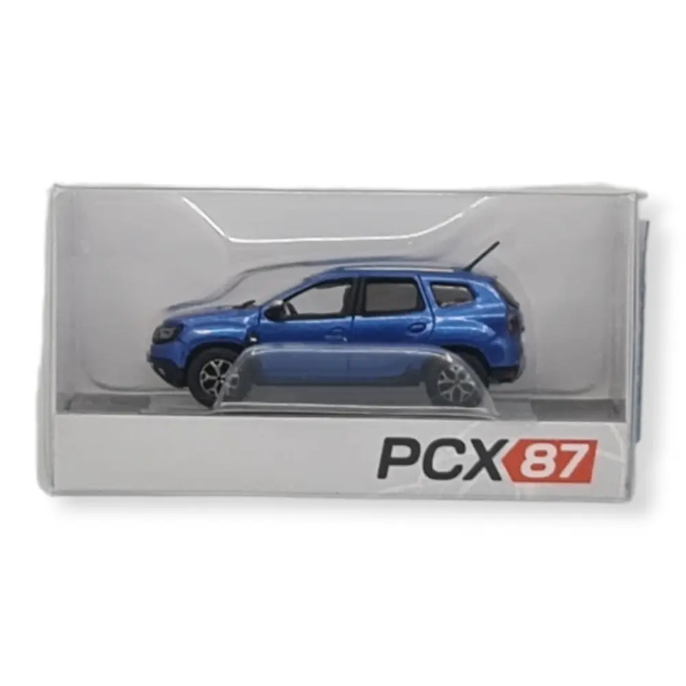 Véhicule Dacia Duster II - bleu métallisé - SAI 7381 - HO 1/87 - 3