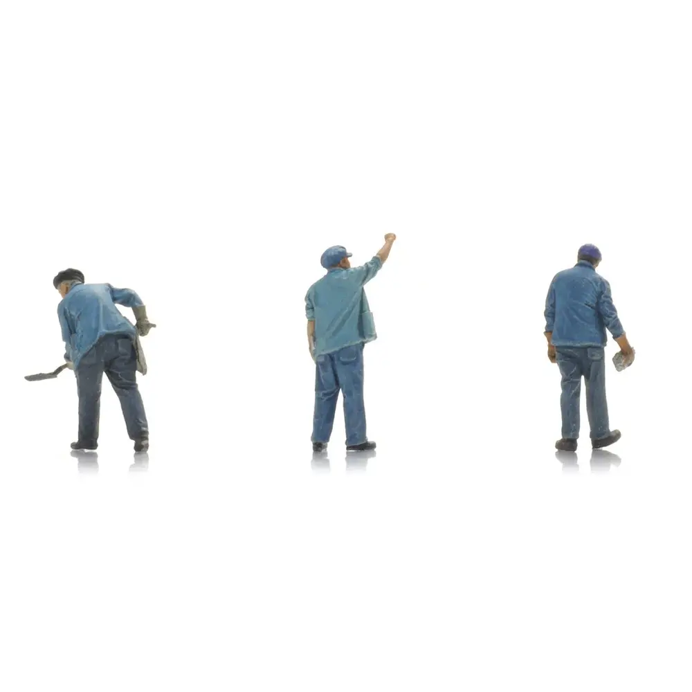 Personnel du dépôt - 3 travailleurs - Artitec 5160051 - N 1/160   - 2