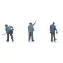 Personnel du dépôt - 3 travailleurs - Artitec 5160051 - N 1/160   - 2