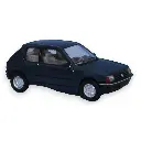 Voiture Peugeot 205 XR - SAI 6304 - HO : 1/87 - bleu Ming métallisé - 2