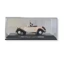 Véhicule Citroën Traction, cabriolet beige avec 2 personnages SAI 1604 - HO 1/87 - 2