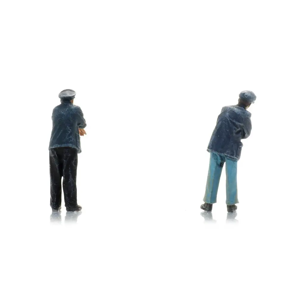 2 personnels vapeur Fuhrmann de la DB, prêt à l'emploi - Artitec 5870072 - HO 1/87 - 2