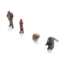 Crottes de chien - 3 personnages et un chien - ARTITEC 5160029 - N 1/160 - 3