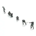 L'infanterie de la Wehrmacht sous le feu - 6 personnages - ARTITEC 5720006 - 1/72   - 3