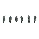 Infanterie de la Wehrmacht en marche vers la ligne de front, lot de 6 - Artitec 5870062 - HO 1/87 - 2