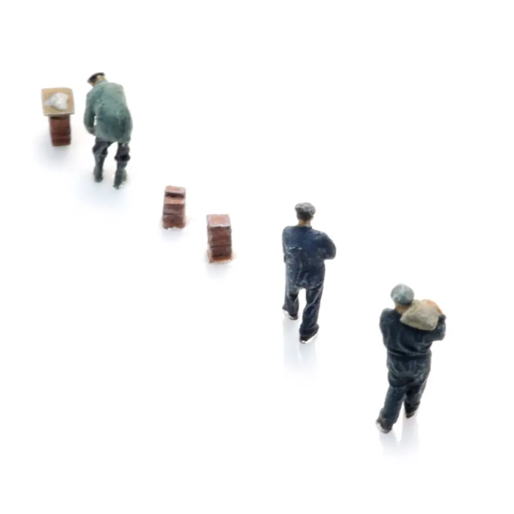 Maçons des années 1930 à 1990 - 3 personnages - ARTITEC 5220001 - Z 1/220  - 4