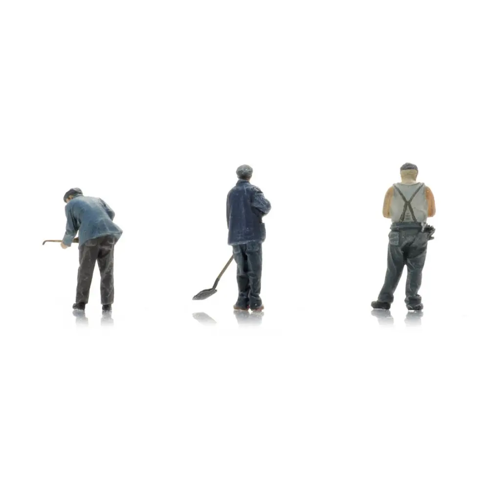 Dépôt personnel de la DB Putz - 3 personnages - ARTITEC 5220020 - Z 1/220  - 2