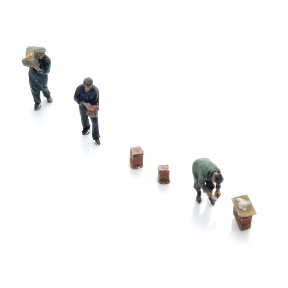 Maçons des années 1930 à 1990 - 3 personnages - ARTITEC 5220001 - Z 1/220  - 3