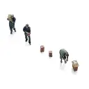 Maçons des années 1930 à 1990 - 3 personnages - ARTITEC 5220001 - Z 1/220  - 3