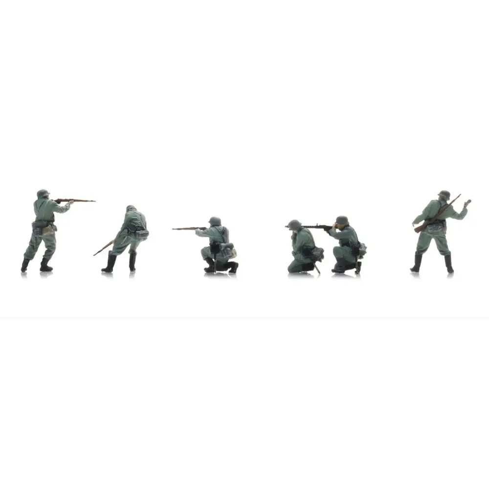 L'infanterie de la Wehrmacht sous le feu - 6 personnages - ARTITEC 5720006 - 1/72   - 2