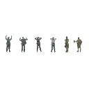 Prisonniers de guerre de la Wehrmacht + gardes américains - Artitec 5870054 - HO 1/87 - 3