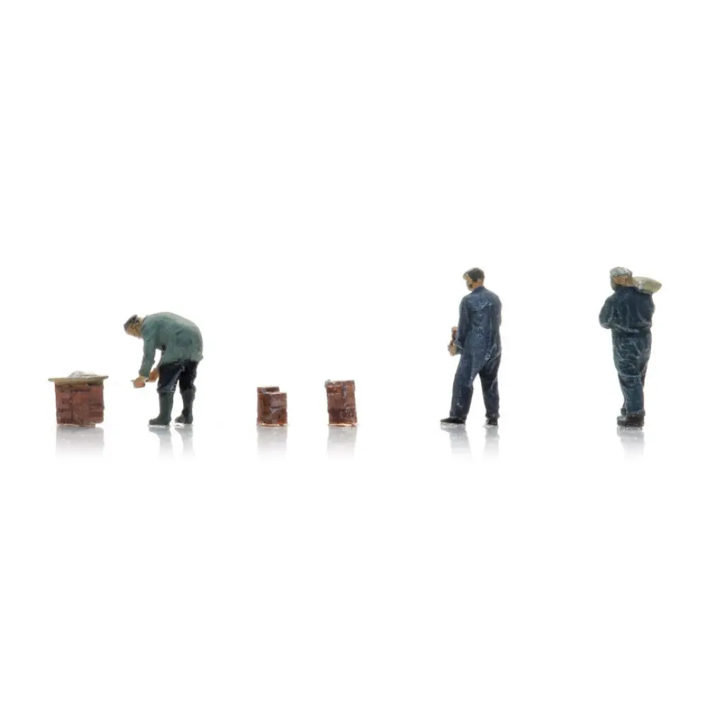 Maçons des années 1930 à 1990 - 3 personnages - ARTITEC 5220001 - Z 1/220  - 2