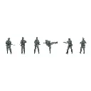 Porte d'entrée de l'infanterie de la Wehrmacht - 6 personnages - ARTITEC 5720004 - 1/72   - 2