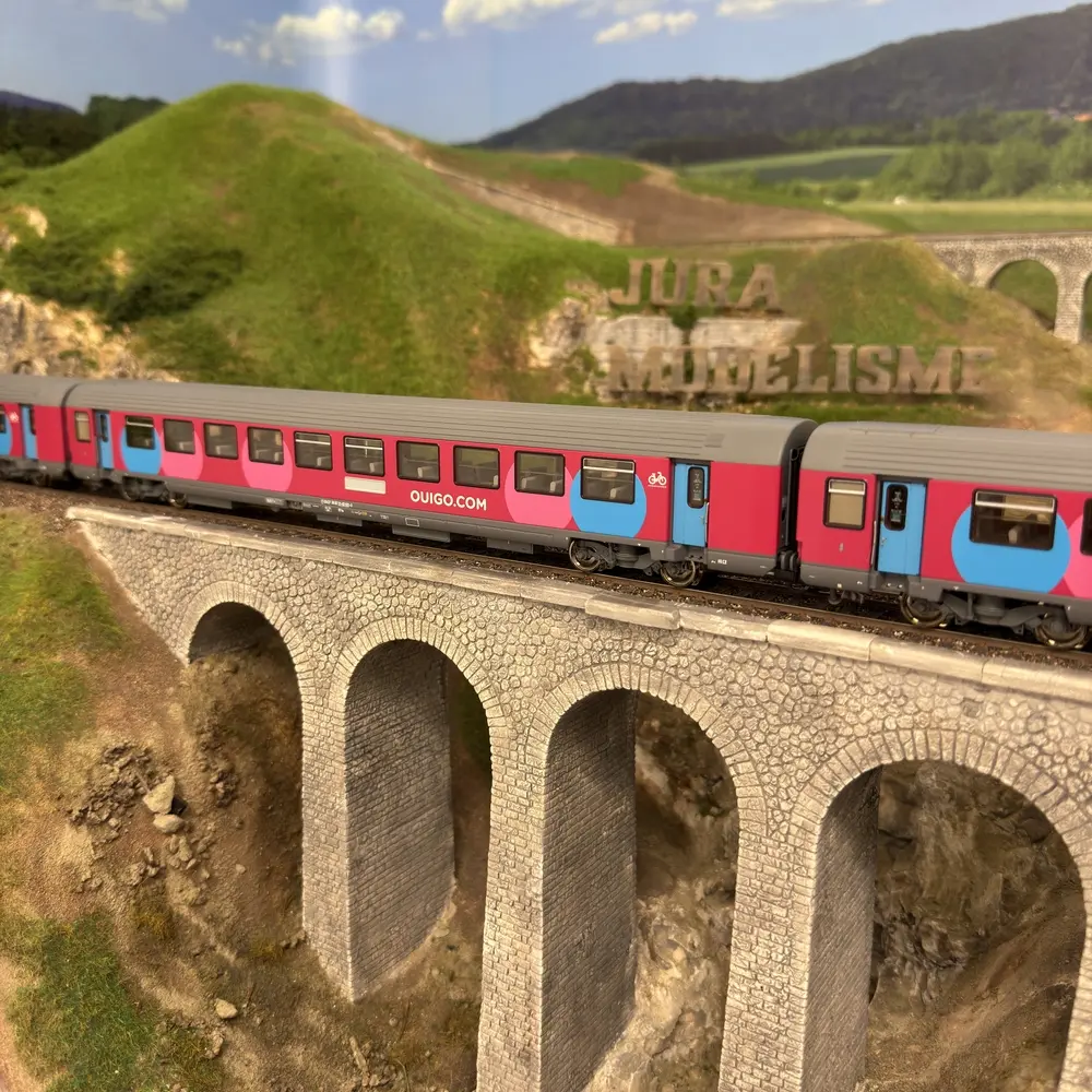 Coffret de 3 voitures corail - Roco 6200025 - SNCF - HO 1/87 - EP. VI - 9