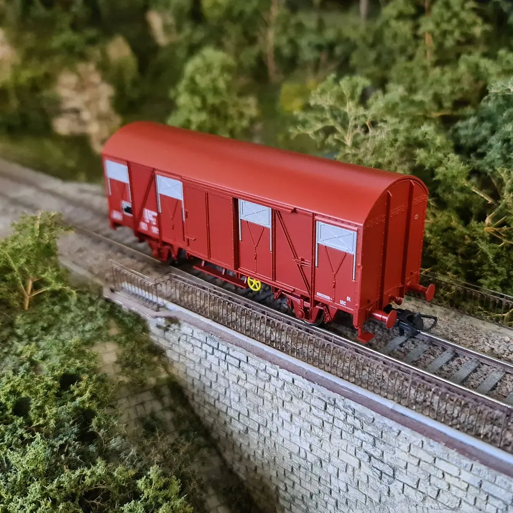 Wagon couvert type Gs marchandises ROCO 76319  - SNCF - HO 1/87 - EP IV - 5