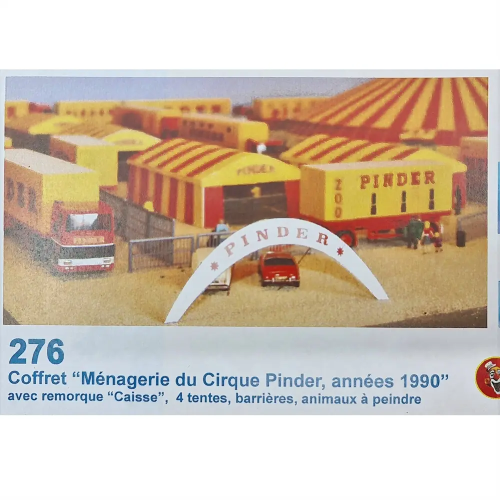 Coffret Ménagerie du Cirque Pinder "Années 1990" Sai 276 - HO : 1/87 - 3