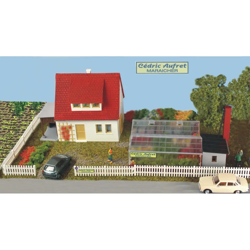 Maraîcher Cédric Aufret - SAI 150 - HO 1/87 - 260 x 115 x 85 mm - 2