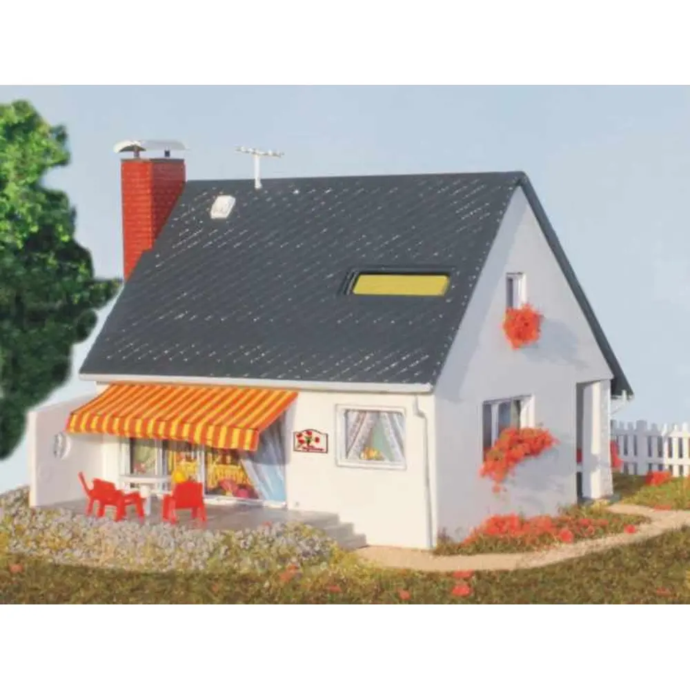 Pavillon "Les Coquelicots" - SAI 204 - HO 1/87 - 120 x 95 x 79 mm - 2