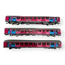 Coffret de 3 voitures corail - Roco 6200025 - SNCF - HO 1/87 - EP. VI - 2