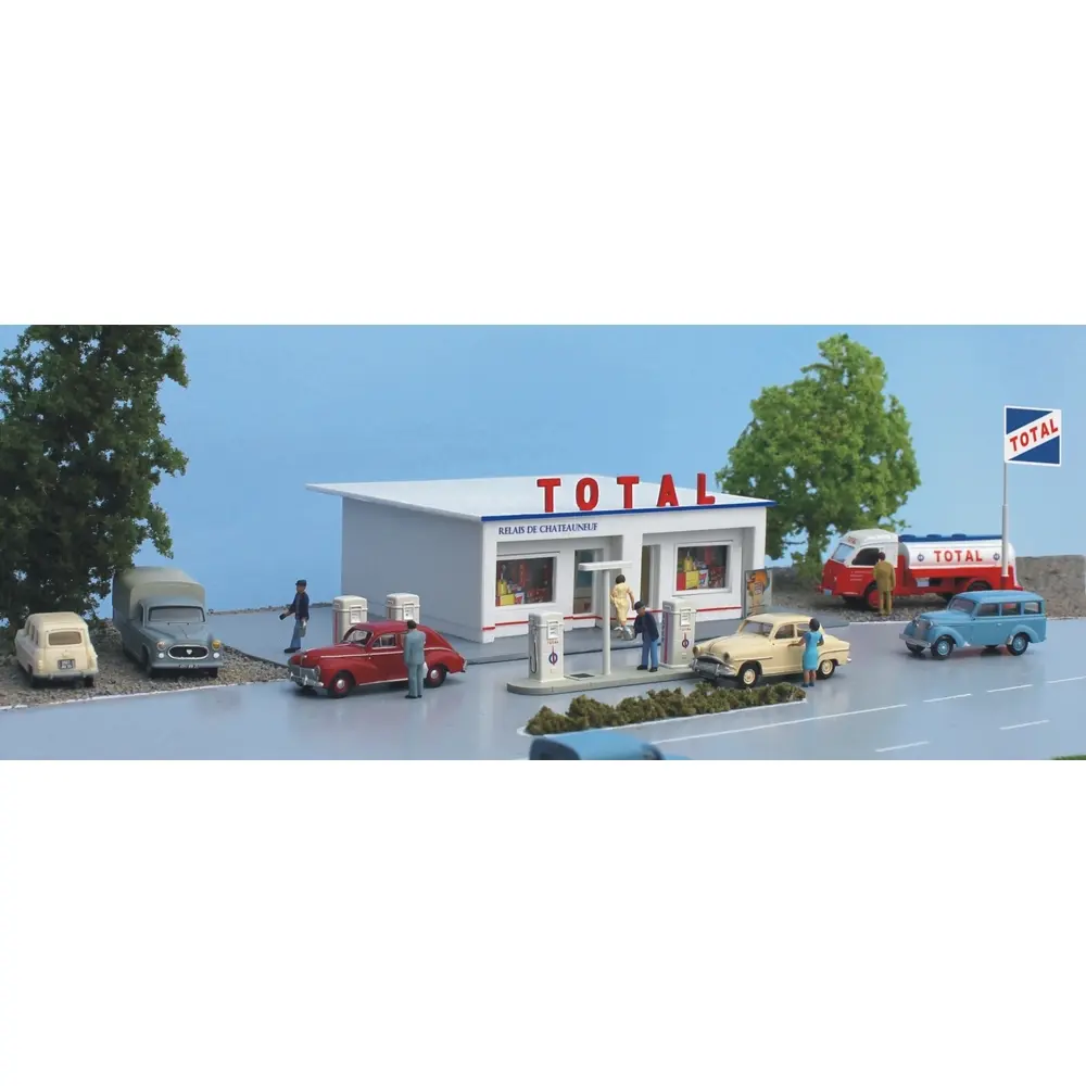 Station-Service Total - Pompes à Essence - SAI 162 - HO 1/87 - EP III - 2