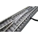 Aiguillage gauche électrique, R490 mm, 13°, 110 mm - Rokuhan 7297039 - Z 1/220 - 3