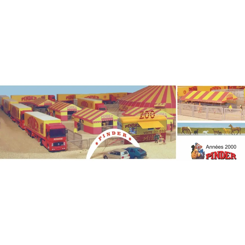 Coffret Ménagerie du Cirque Pinder "Années 2000" - Sai 278 - HO 1/87 - 2