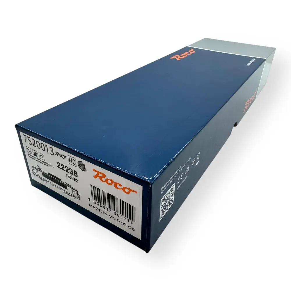 Locomotive électrique BB 22238 Ouigo - Roco 7520013 - SNCF - HO 1/87 - EP. VI - Digital Sound - 3R - 4