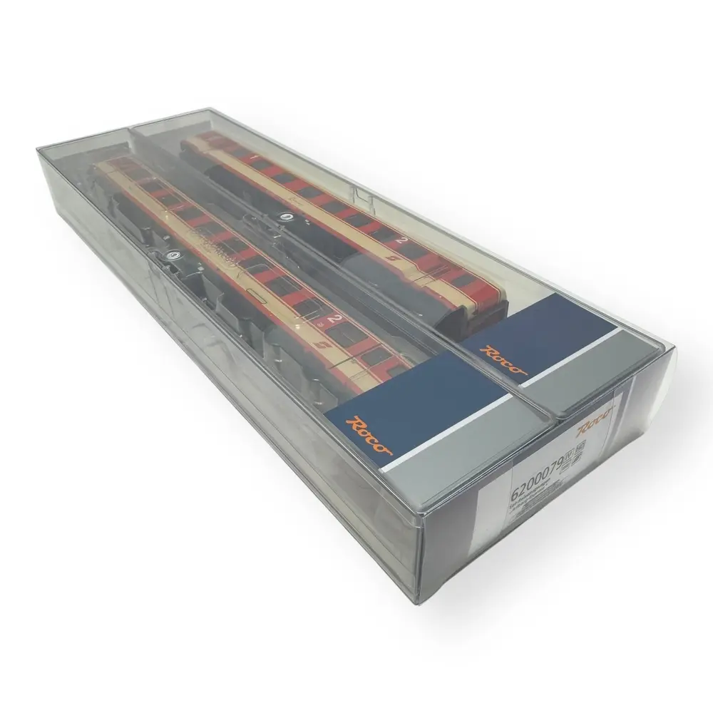 Coffret de 2 voitures voyageurs du train "Arlberg-Express" - ROCO 6200079 - ÖBB - HO 1/87 - EP. IV - 2R - 3