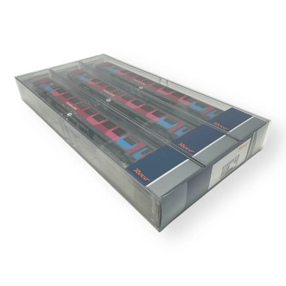 Coffret de 3 voitures corail - Roco 6200025 - SNCF - HO 1/87 - EP. VI - 3