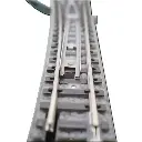 Aiguillage gauche électrique, R490 mm, 13°, 110 mm - Rokuhan 7297039 - Z 1/220 - 2