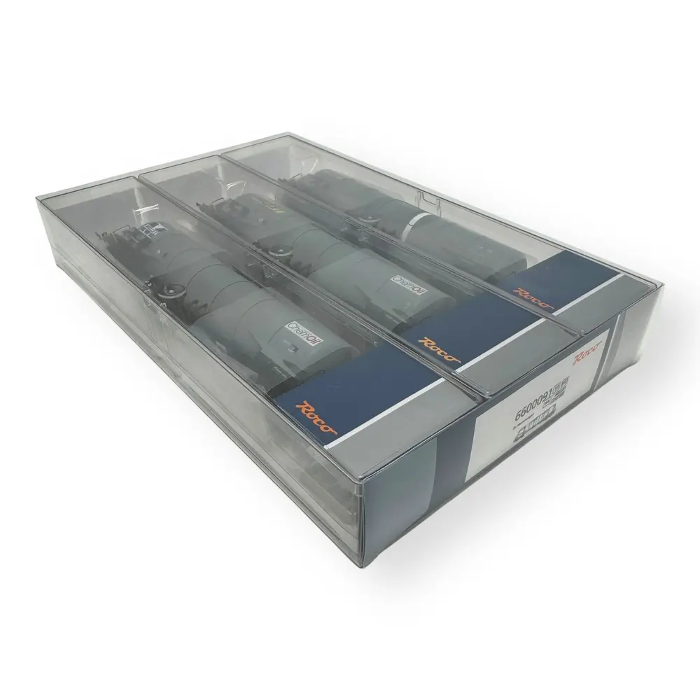 Coffret de 3 wagon-citerne MILLET - Roco 6600091 - HO 1/87 - SNCF - 2R - 3