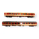 Coffret de 2 voitures voyageurs du train "Arlberg-Express" - ROCO 6200079 - ÖBB - HO 1/87 - EP. IV - 2R - 2