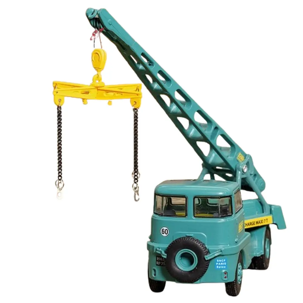 Grue Griffet M2 - SNCF logo encadré bandes jaune - ROUTE87 RO1034 - HO 1/87 - 2