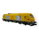 Locomotive diesel BB 75080 Infra, sans moteur - Rocky rail 675080D - N 1/160 - SNCF - Ep VI - 2