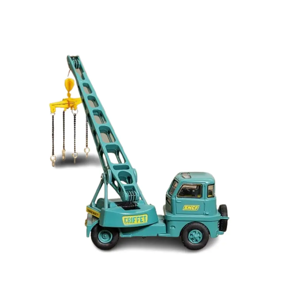 Grue Griffet M2 - SNCF logo encadré bandes jaune - ROUTE87 RO1034 - HO 1/87 - 3