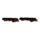 Coffret de 2 wagons ranchers pivotants - Roco 6600119 - SNCF - EP. IV - 2