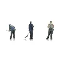 DB Depotpersonal Putz (3x) - Artitec 5870081 - HO 1/87 - 2