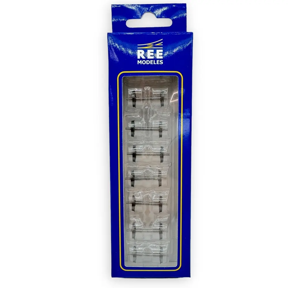 Essieux pour wagon TP à roues pleines (x8) - REE Modèles XB21308 - 5